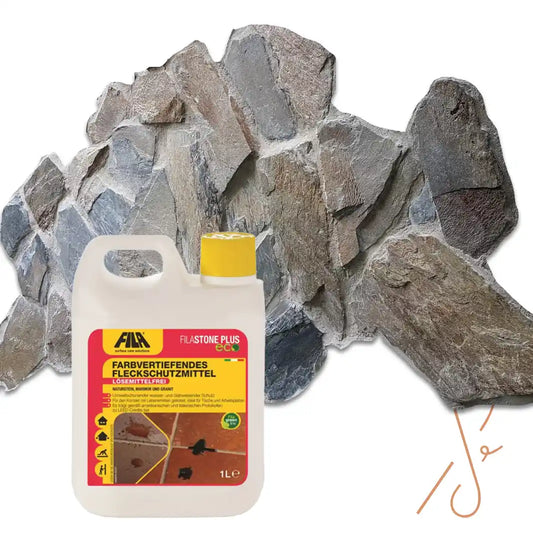 70-90 m² Grauwacke Fassadenstein 1-3 cm inkl. Imprägnierung