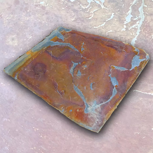 Antigua Schiefer Musterstein rostrot