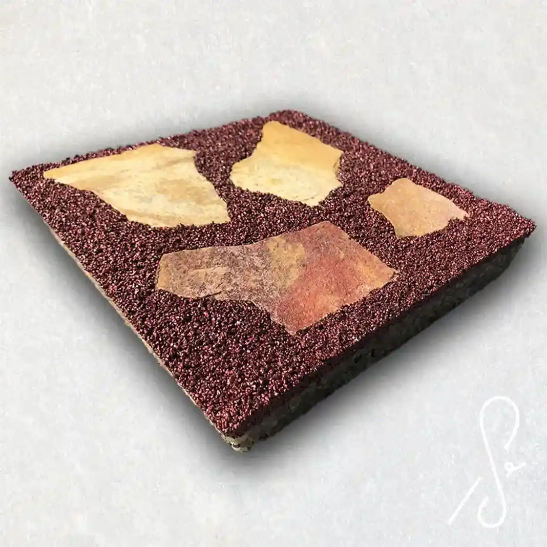 Fugenmörtel Rotviolett metallic