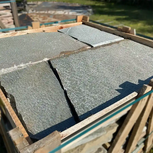 Quarzit Jasmares Natursteinplatten grau