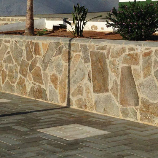 Quarzit Terrassenplatten Lemuria light