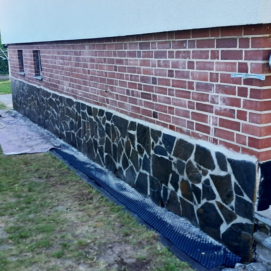 Quarzit Fassadenstein Deep Sea 2-3 cm