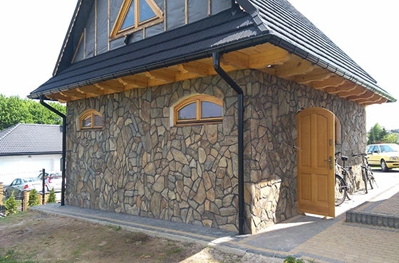 Grauwacke Fassadenstein 1-3 cm