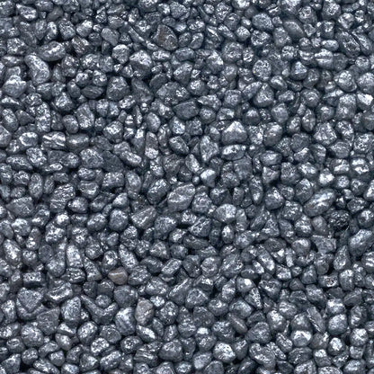 Colorquarz grout mortar silver grey metallic