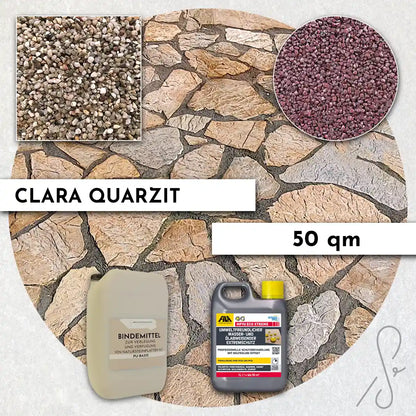 Pacchetto terrazza da 20 m² COMPRESA con lastre di quarzite Clara