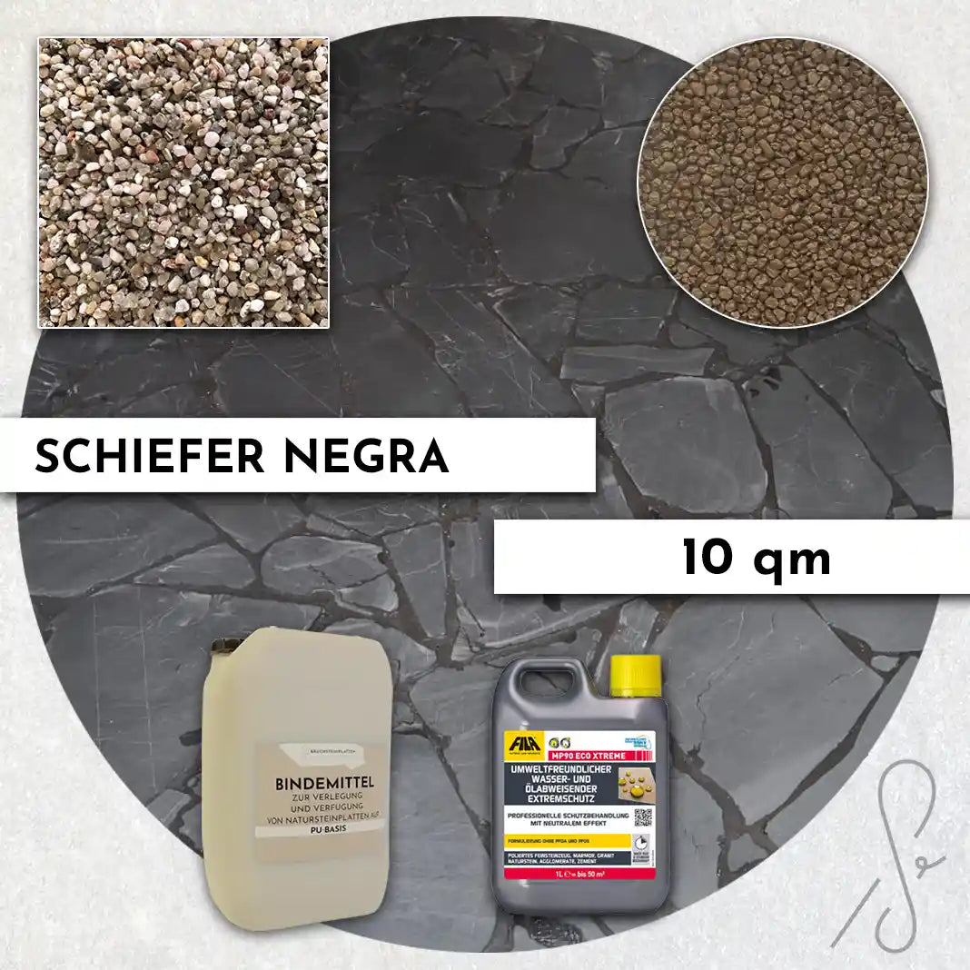 10 m² Terrassenpaket COMPRESA mit Negra Schieferplatten – Produktansicht 31