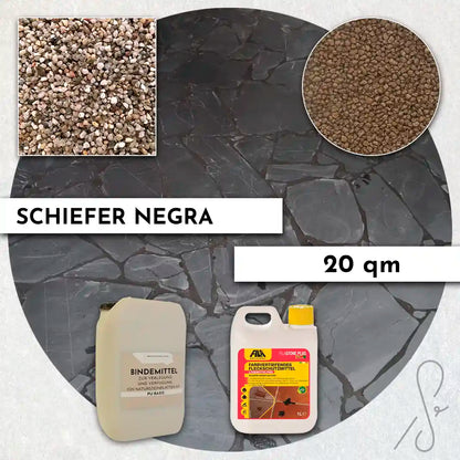 Compresa skifer Negra 20 m² farveforstærkende Bronze Metallic