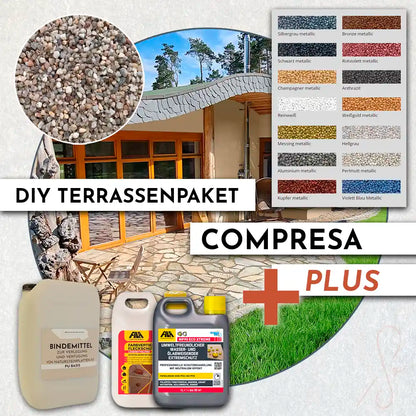 Gør-det-selv terrassepakke Compresa plus, nem at konfigurere selv