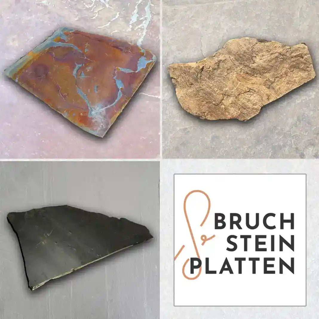 Bruchstein Musterplatten zur Auswahl