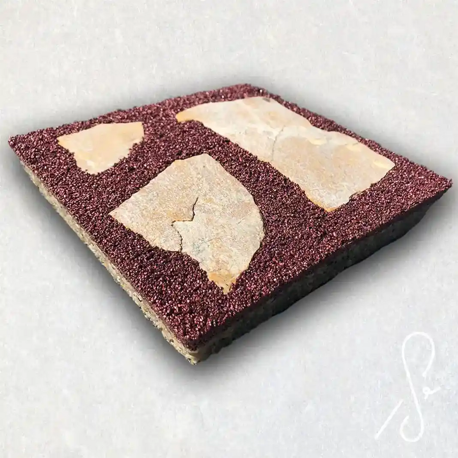 Fugenmörtel Rotviolett metallic