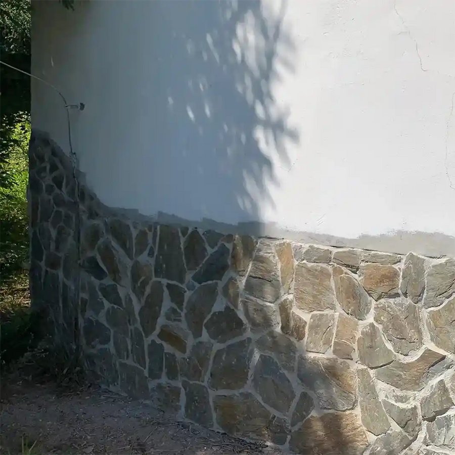 Grauwacke Fassadenstein 1-3 Zentimeter zur Wandverkleidung
