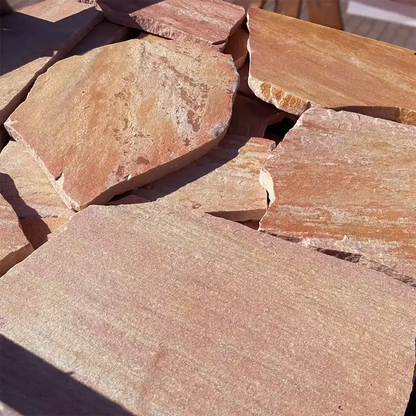 Antares quartzite rubble stone slabs