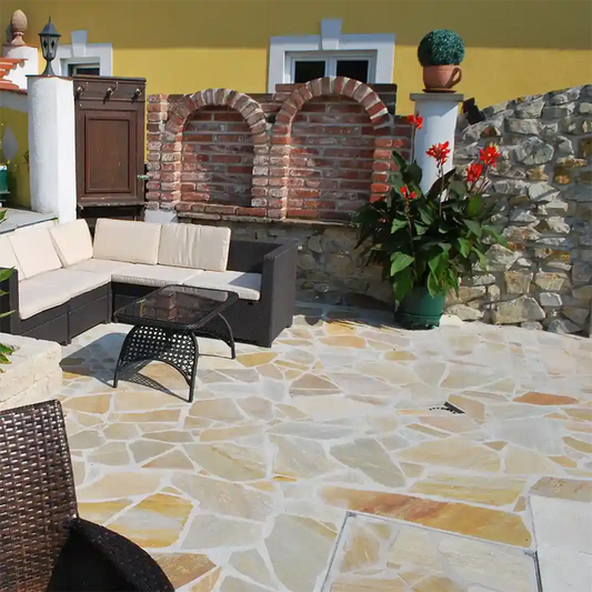 Quarzit Bruchsteinplatten Auralis