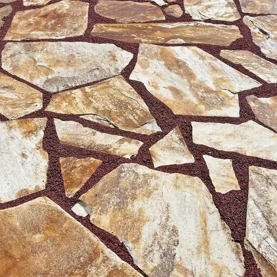 Sample violet quartzite natural stone slab